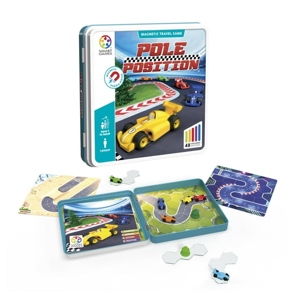 Juego de viaje SmartGames Pole Position Metal Box para más de 7 años
