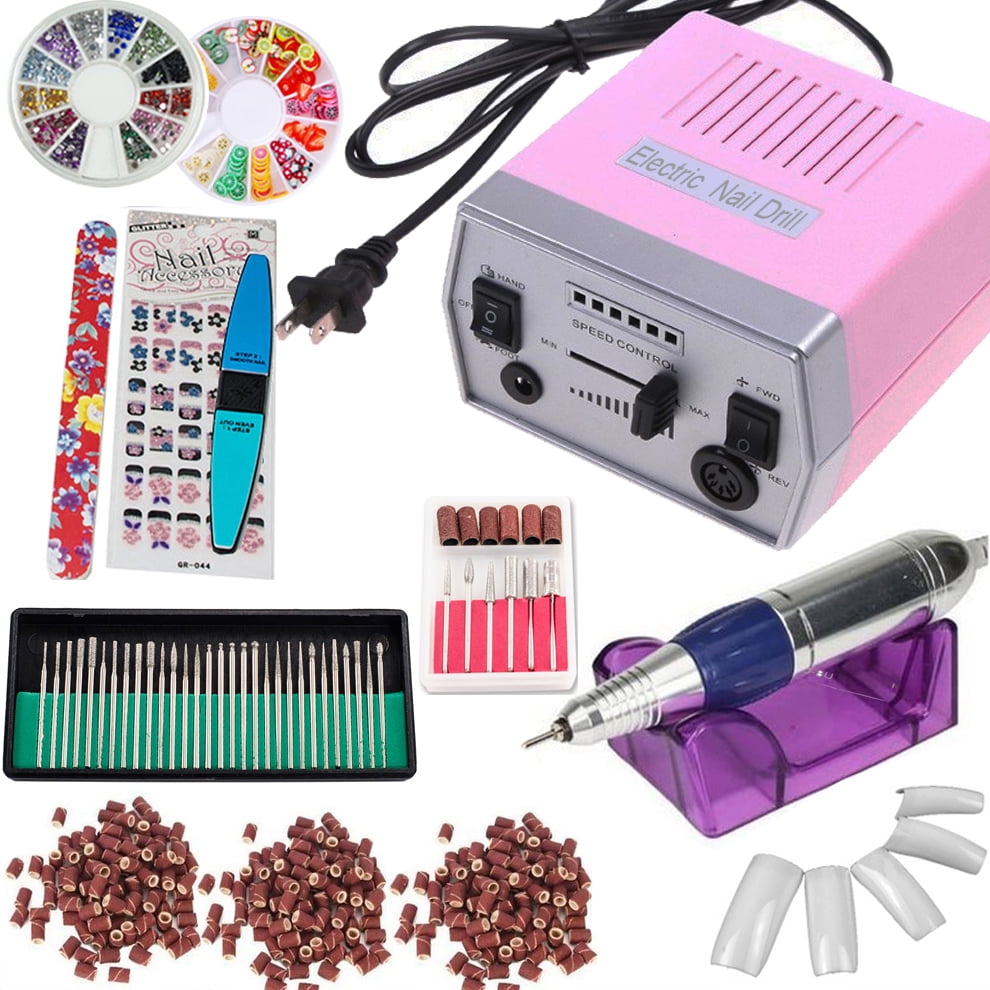 iMeshbean 30,000 RPM Professional Electric Nail File Drill Manicure Tool Pedicure Machine Set
