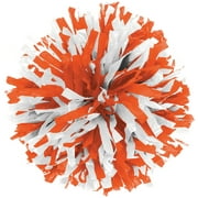 In-Stock Youth Cheerleading Pom Orange/Wht