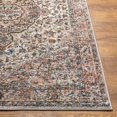 thumbnail image 5 of Mark&Day Area Rugs, 6x9 Lamoni Traditional Dark Brown Area Rug, Brown Ivory Orange Carpet for Living Room, Bedroom or Kitchen (6'7" x 9'), 5 of 6