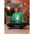 thumbnail image 2 of Santa's Naughty List Christmas Women's Sweatshirt, 2 of 4