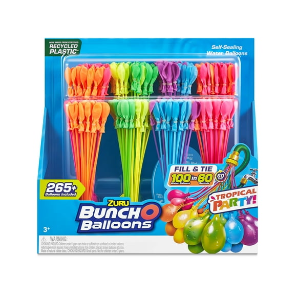Globos de agua ZURU Bunch O Balloons Tropical 265 piezas