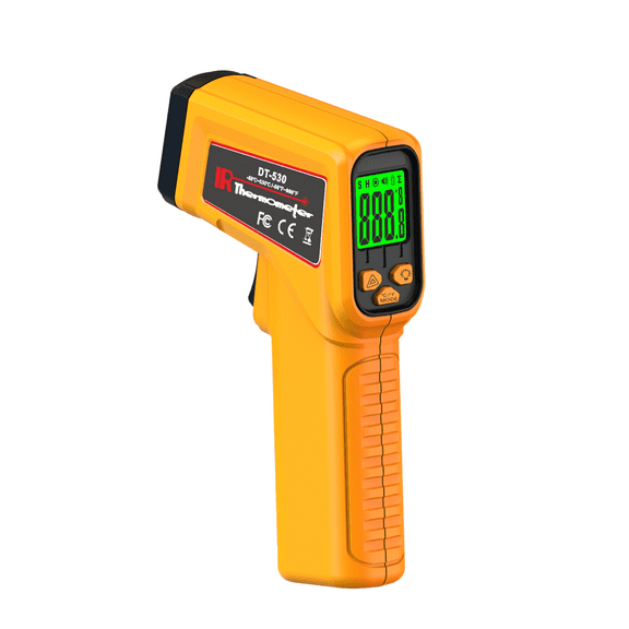 Shijinpojj Infrared Thermometer Non-Contact Food Thermometer Gun Household Temperature Thermometer Digital for Kitchen Cooking Tools 530 ℃
