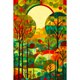 thumbnail image 1 of 5D Bricolaje Taladro Diamante Pintura Vidrieras Bush Home Decor, 1 of 9