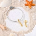thumbnail image 2 of Dije Dorado de Caballito de Mar Bañado en Plata, 2 of 7