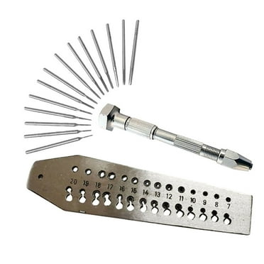 Mini Tap And Die Set 14 Taps & Screwplate & Pin Vise Set 0.7-2mm JEWELRY MAKING