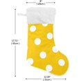 thumbnail image 2 of Coolnut Christmas Stocking Personalized Polka Dot Large Candy Stocking Hanging Gift Xmas Stockings Decoration 1 PC for Family Holiday Party Ornaments Decor Fireplace, 2 of 7