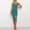 Green, variant on Baqcunre Wrap Dress Women's Solid Color Square Neckline Strap Bodycon Party Dress Summer Dresses for Women 2024 Dresses for Women 2024 Womens Dresses Green M(Hot)