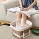 thumbnail image 5 of Folding Foot Bath Tub | Portable Insulated Foot Soaking Basin - Massage Points | Over Calf Design | Relaxation & Dead Skin Removal | 13.4x8.3x9.4 in | Home & Travel Use | 1 Pack, 5 of 5