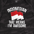 thumbnail image 4 of Inktastic Indonesian Indonesia Flag Boys or Girls Baby Bodysuit, 4 of 5