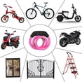 thumbnail image 5 of Ficarrico Candado para bicicleta Candado antirrobo para bicicleta de montaña Candado con contraseña de cuatro dígitos para bicicleta de montaña candado con cable de color seguridad antirrobo, 5 of 5