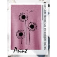 thumbnail image 6 of ZXZY Women Dandelion Print Crew Neck Long Sleeve High Low Hem Top, 6 of 6