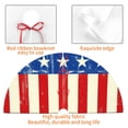 thumbnail image 7 of Cauagu 48" Christmas Tree Skirt America Flags2 Pattern Christmas Tree Decorations Tree Mat for Xmas Decorations Occasion Holiday Home Decor -48", 7 of 7