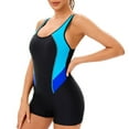 thumbnail image 4 of Comfortable High Neck One Piece Swimsuit - Women's Secure Bathing Suit with Wide Straps for Swimming & Relaxation, 4 of 8