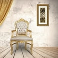 thumbnail image 3 of Selkirk, Edward 7x14 Gold Ornate Wood Framed with Double Matting Museum Art Print Titled - Zebra Squares I, 3 of 4
