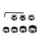 thumbnail image 1 of Juego de 7 brocas de anillo KAIYANG con tope de profundidad negro 3/4/5/6/8/10/12 mm, 1 of 5