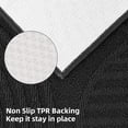 thumbnail image 7 of Enyhom Black 3Pcs Anti Fouling and Water Absorbing Nonslip Kitchen Rugs, Machine Washable Kitchen Mats Geometric High Low Cut Desig, 7 of 7