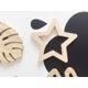 thumbnail image 2 of Pegatinas de pared de madera con forma de luna, estrella, avión, mariposa, decoración de pino macizo, para habitación de niños, 2 of 4