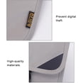 thumbnail image 5 of Bolsa para el cuello RFID, bolsa para el cuello de viaje, cartera para el cuello, bolsa ligera para el cuello, soporte para pasaporte con correa ajustable para el cuello, gris claro, 5 of 5