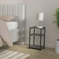 thumbnail image 2 of WSSYzyzf Side Table, Small End Table, Tall Nightstand for Living Room, Bedroom, Office, Bathroom Misty Gray + Classic Black, 2 of 14
