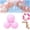 3 Balls Light Pink, variant on 3pcs Reusable Balloon Garland Arch Inflatable PVC Inflatable Balloons Arch Garlands Easy Setup Air-Filled Party Decoration Balloons for Birthdays Weddings