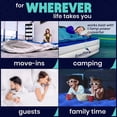thumbnail image 6 of EnerPlex Air Mattress with Built-in Pump - Double Height Inflatable Mattress for Camping, Home & Portable Travel - Twin, 18 Inch, 6 of 9
