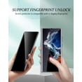 thumbnail image 4 of [2+2 Pack Compatible for Samsung Galaxy S23 Ultra Privacy Screen Protector + Camera Lens Protector 9H Tempered Glass Black Anti-Explosion Anti-spy Screen Film for Samsung S23 Ultra 5G, 4 of 7