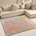 thumbnail image 2 of Coolnut Abstract Multicolored Holographic Area Rug Carpet, Light Weight Polyester Floor Mat Kids Playing Mat for Living Room Bedroom , 7' x 5' (80 x 58 in), 2 of 6