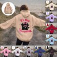 thumbnail image 5 of Towmus It's Fine Everything Halloween Hoodies for Women Letter Printed Graphic Long Sleeve Loose Fit Hooded Sweatshirts Casual Pullover Tops, 5 of 8