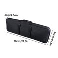 thumbnail image 4 of Bolsas de transporte de arco Estuche de arco de desmontaje de gran calidad resistente al desgaste Bolsillos desmontables Estuche de tiro con arco interior y exterior totalmente acolchado Negro y azul Guardurnaity OD003065-02, 4 of 7