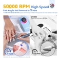 thumbnail image 3 of Taladro de uñas eléctrico SAVILAND Professional 50000 RPM, 3 of 7