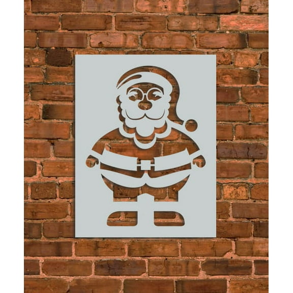 Santa Claus Christmas Stencil