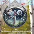 thumbnail image 2 of Adorno colgante Jocidea Dandelion Fairy, vitral, 2 of 6