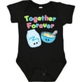 thumbnail image 3 of Inktastic Together Forever Milk and Cereal Boys or Girls Baby Bodysuit, 3 of 5