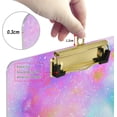 thumbnail image 3 of FMSHPON Marble Galaxy Tie Dye Printing Clipboard Hardboard Wood Nursing Clip Board and Pull for Standard A4 Letter 13x9 inches, 3 of 7