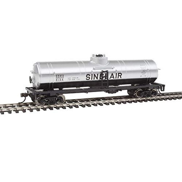 Walthers Trainline 40' Tank Car with Metal Wheels Ready to Run - Sinclair Oil