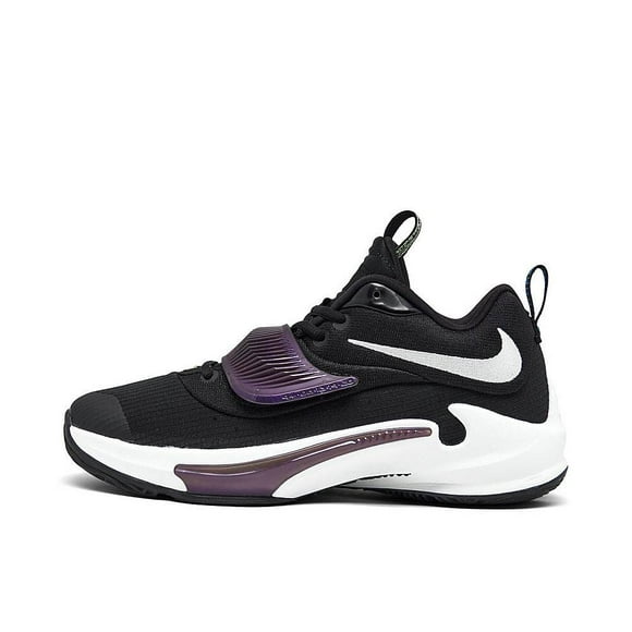 Nike Kid's Freak 3 (GS) Basketball Shoe (6, Black/Black/Light Photo Blue/White, Numeric_6)