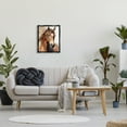 thumbnail image 3 of Stupell Industries Brown Horse Painting Animals & Insects Painting Black Floater Framed Canvas Art Print Wall Art, 17 x 21, 3 of 10