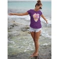thumbnail image 3 of Pipeline Waveflower Good-Vibes Trend - T-shirt Women's, 3 of 4