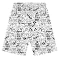 thumbnail image 2 of BOOMNY Toddler Boys Shorts Elastic Waist Shorts for Kids Cartoon Dinosaur Graphic Childrens Summer Shorts With Pocket, 2 of 4