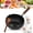 Hammer, variant on 11'' Japanese Cast Iron Pot, Uncoated Thick Iron Pot, Non-Stick Carbon Steel Wok Pan with Lid, Traditional Japanese Cookware, 99% High Purity Frying Pan for Kitchen (Hammer, 9.5 in)