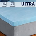 thumbnail image 5 of Onetan 1-Inch Gel Memory Foam Mattress Topper, CertiPUR-US Certified for Superior Comfort and Support, Blue Full, 5 of 5