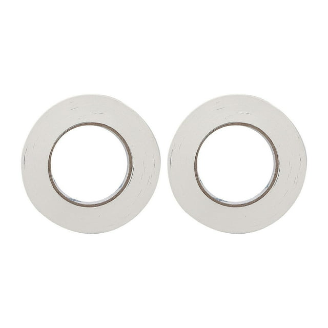 Lot de 2 rubans adhésifs double face en polyéthylène, largeur 15 mm, longueur 50 m, étanches, pour la fixation