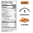 thumbnail image 3 of Unsalted Almond Butter, Creamy, Vegan, Gluten-free,  Palm-Oil Free, No Added Sugar, 16 oz (Pack of 3), 3 of 5