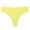Fluorescence Yellow, variant on Low Rise Thong Underwear for Women, Heart Cut-out Scalloped Edge Panties, Breathable One-piece Stretchy Briefs, 1-Pack