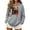 Gray-04, variant on Halloween Hoodie Womens Long Sleeve Holiday Cute Graphic Sweatshirt Casual Fashion Oversized Pullover Tops with Pocket (XL, Orange-10)
