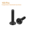 thumbnail image 3 of Unique Bargains Flanged Button Head Socket Cap Screws, 100 Pack M4x20mm 304 Stainless Steel Bolts, 3 of 5