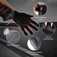 thumbnail image 3 of Guantes Para Motocicleta Microfibra Cuero Y Fibra De Carbono, 3 of 7