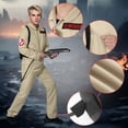 thumbnail image 5 of Alaiyaky Ghost Hunter Costume, Jumpsuit and Inflatable Backpack, Beige, Perfect for Halloween, Groups, and 80s Theme Fancy Dress Events Proton Pack, 5 of 7