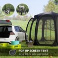 thumbnail image 4 of Outsunny 11' x 11.5' Screen Tent, Pop Up Gazebo with 2 Doors, Black, 4 of 10